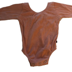 Little & Lively 6-12 months bodysuit terra cotta color